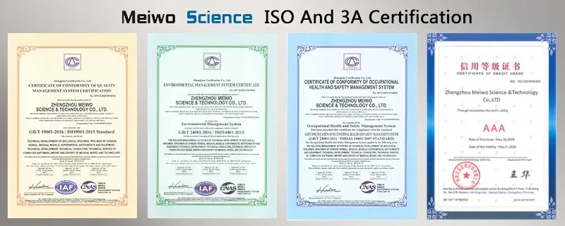 Meiwo products certification Meiwo products certification